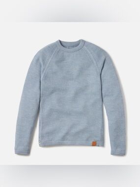 Paka The Original Crew Sweater Royal Alpaca Blend Sky Blue Hiking Unisex XL